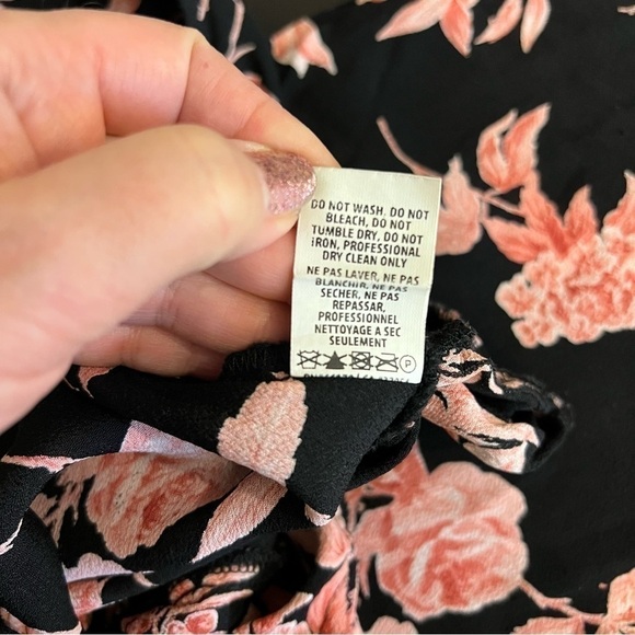 Flynn Skye Amanda Jumper, strapless, backless, floral print, size 2 (S) - Picture 6 of 13